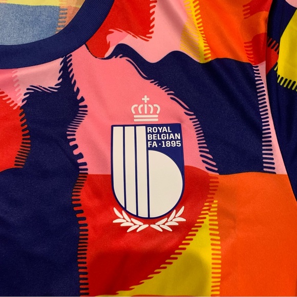 Adidas Royal Belgian FA soccer jersey size large new with tags - Picture 4 of 8